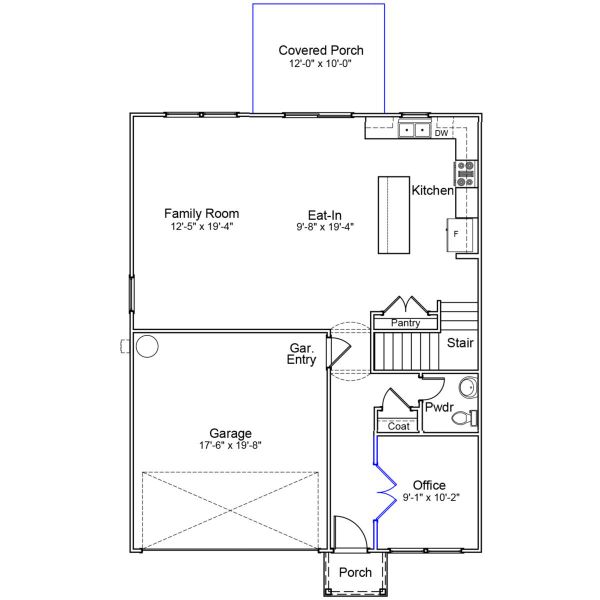 2D floor plan layout of this home in Six Oaks, Summerville, SC (Image 2). 2D floor plan layout of this home in Six Oaks, Summerville, SC (Image 2).