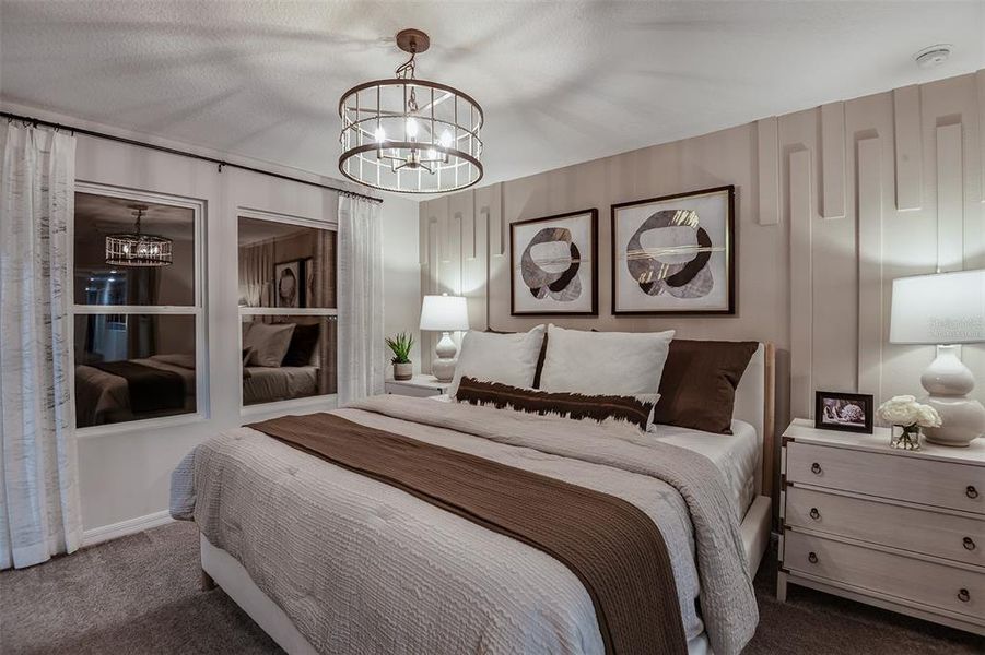 virtually staged/model home