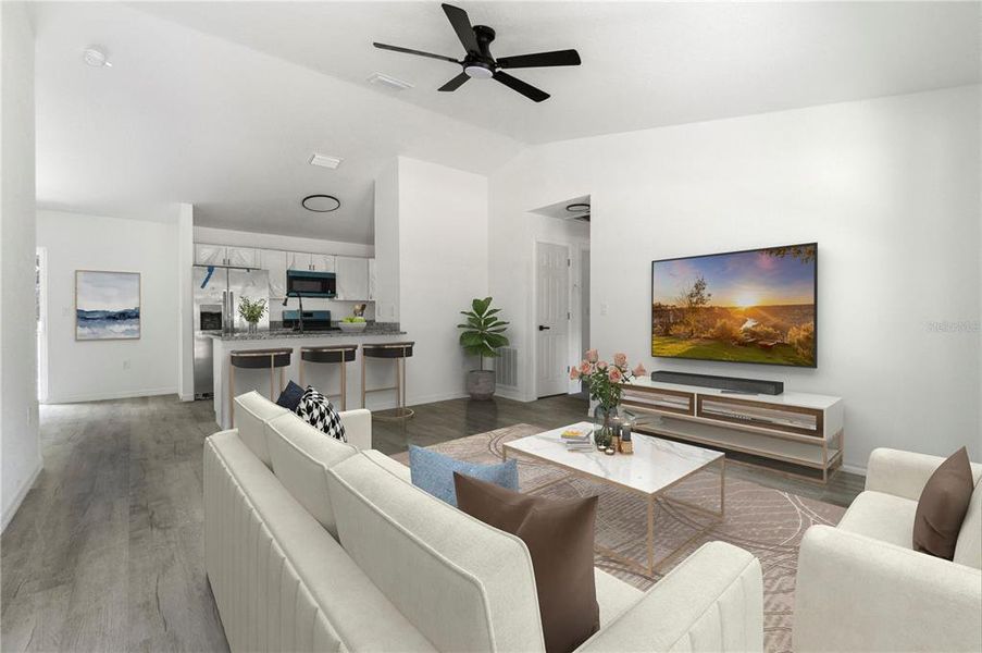 Furnished interior view inside a new home in , Summerfield (Image 3).