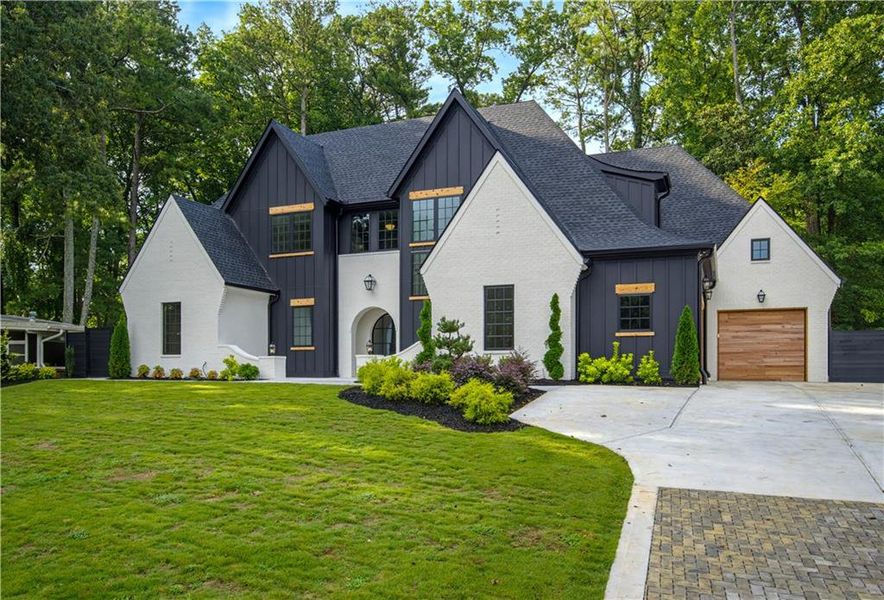 Front exterior of a new home in , Atlanta, GA, highlighting curb appeal (Image 35).