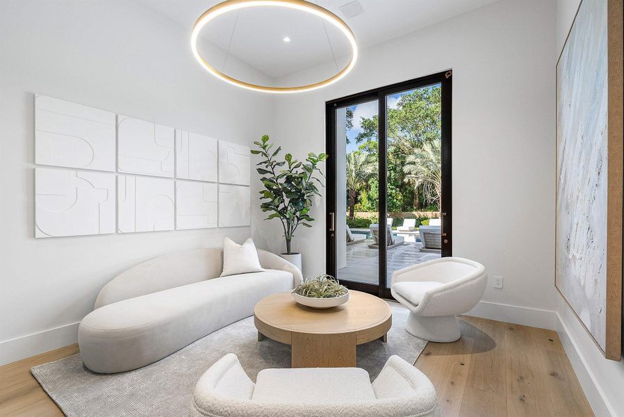 Furnished interior view inside a new home in , Delray Beach (Image 63).