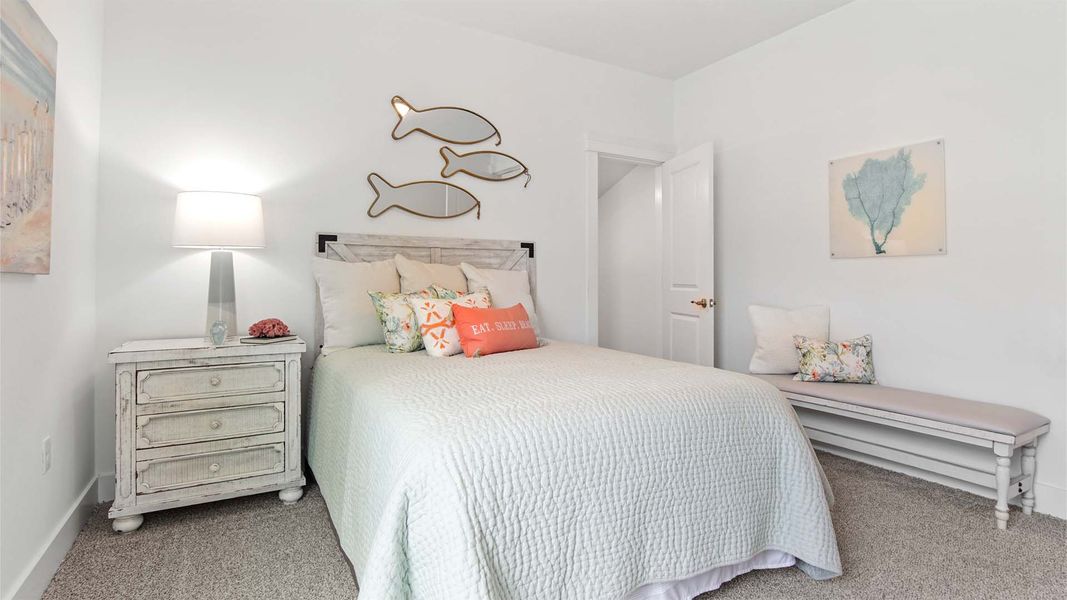 Furnished interior view inside a new home in Breakfast Point East Phase I, Panama City Beach (Image 26).