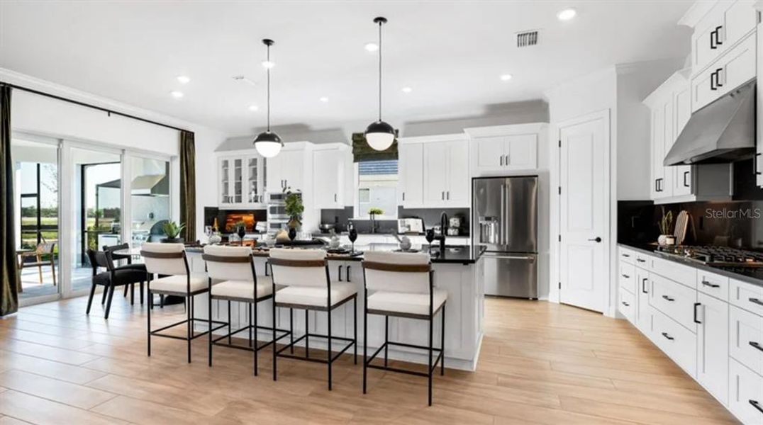 Furnished interior view inside a new home in Esplanade at Starling, Punta Gorda (Image 7). Furnished interior view inside a new home in Esplanade at Starling, Punta Gorda (Image 7).