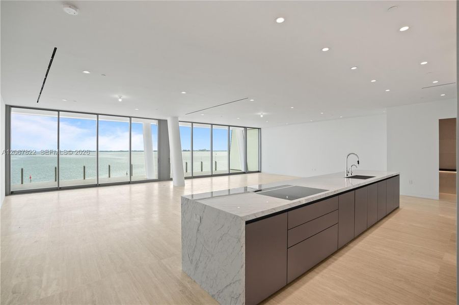 Furnished interior view inside a new home in , Miami (Image 16).