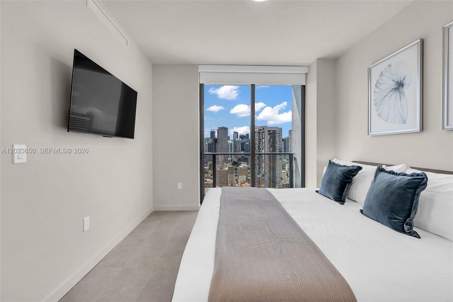 Furnished interior view inside a new home in , Miami (Image 35).