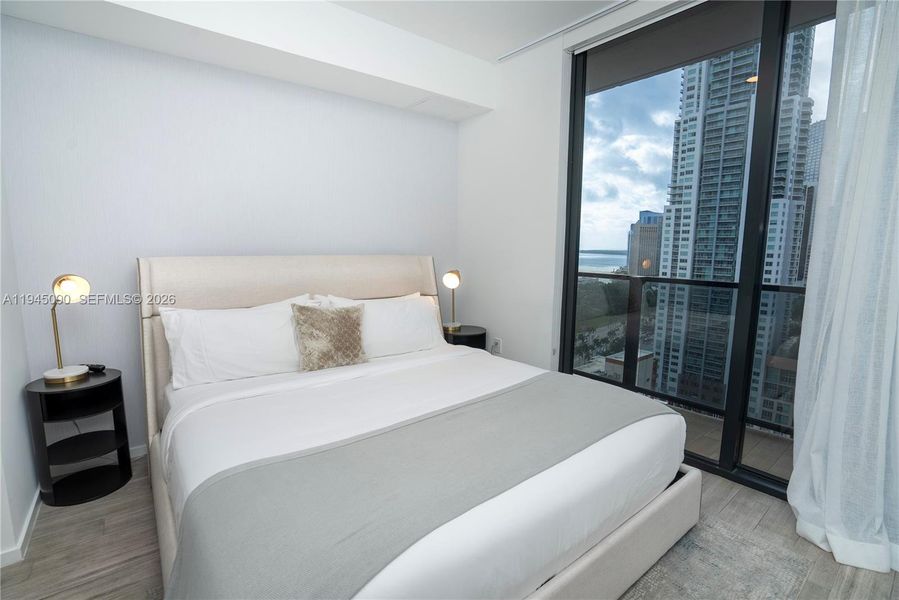 Furnished interior view inside a new home in , Miami (Image 17).