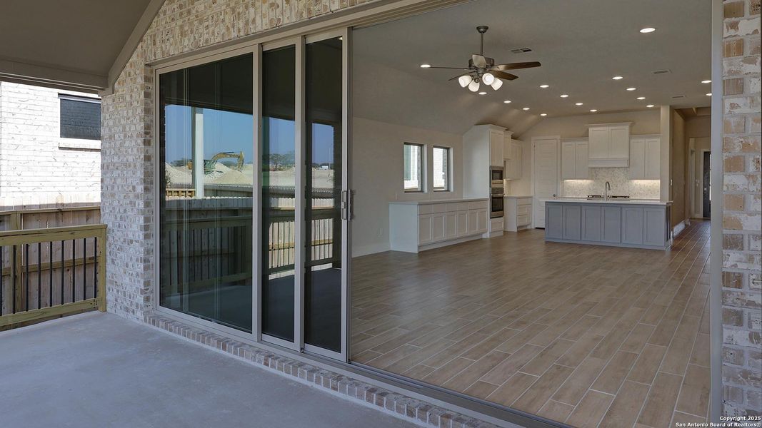 Exterior details and patio area of a home in Ladera 50', San Antonio (Image 23). Exterior details and patio area of a home in Ladera 50', San Antonio (Image 23).