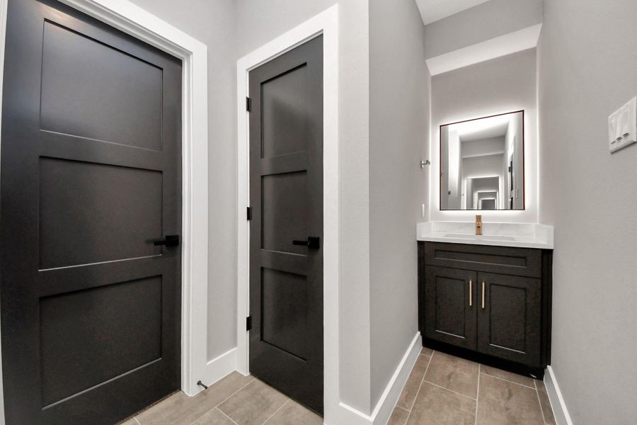 Furnished interior view inside a new home in , Spring (Image 11).