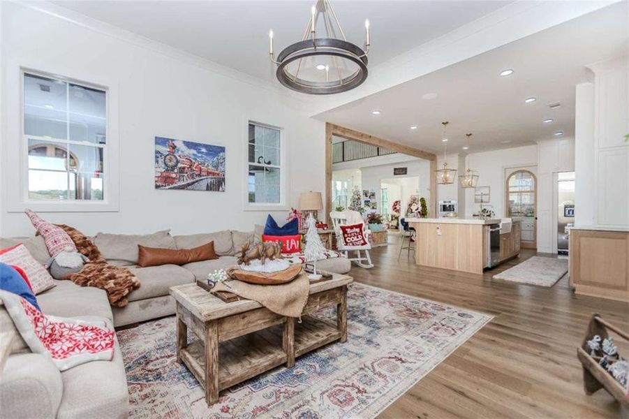 Furnished interior view inside a new home in , Dacula (Image 11).