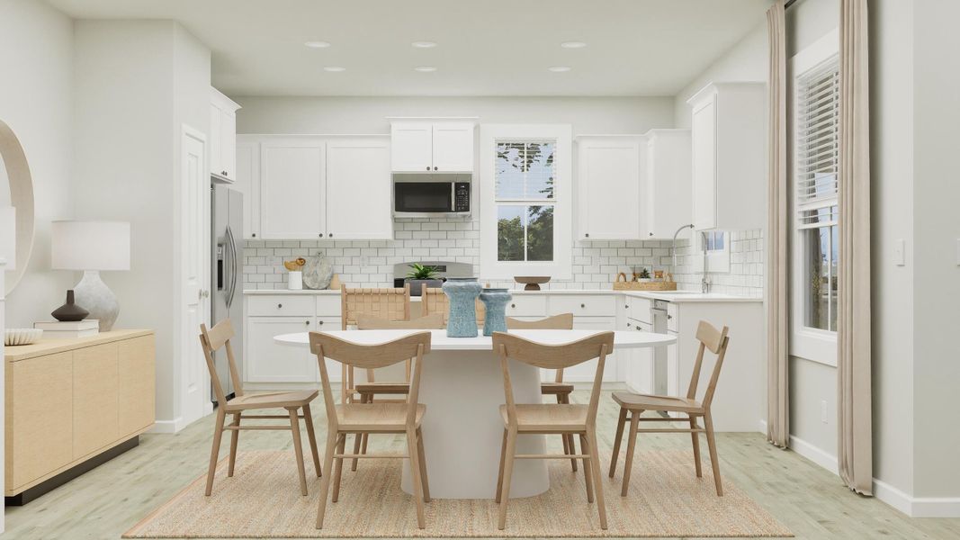 Furnished interior view inside a new home in , Summerville (Image 4).