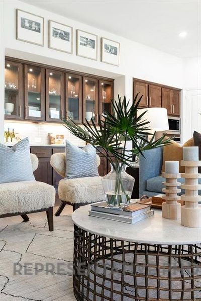 Furnished interior view inside a new home in Landmark, Denton (Image 8).