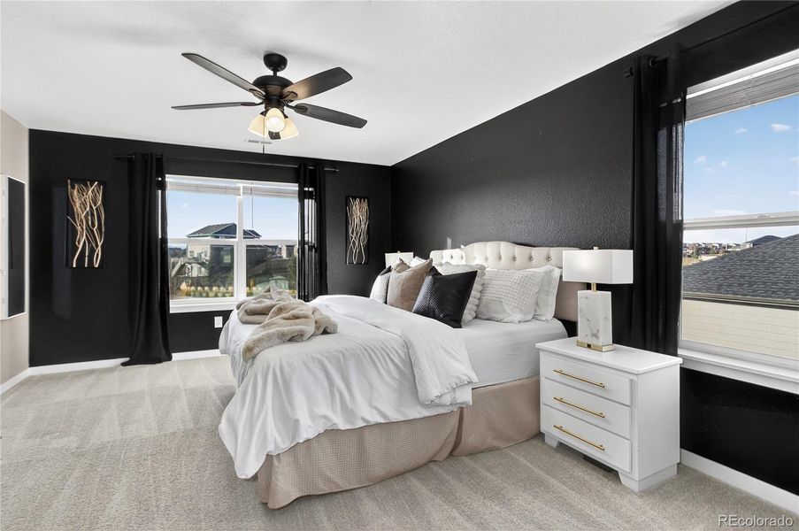 Furnished interior view inside a new home in , Thornton (Image 10).