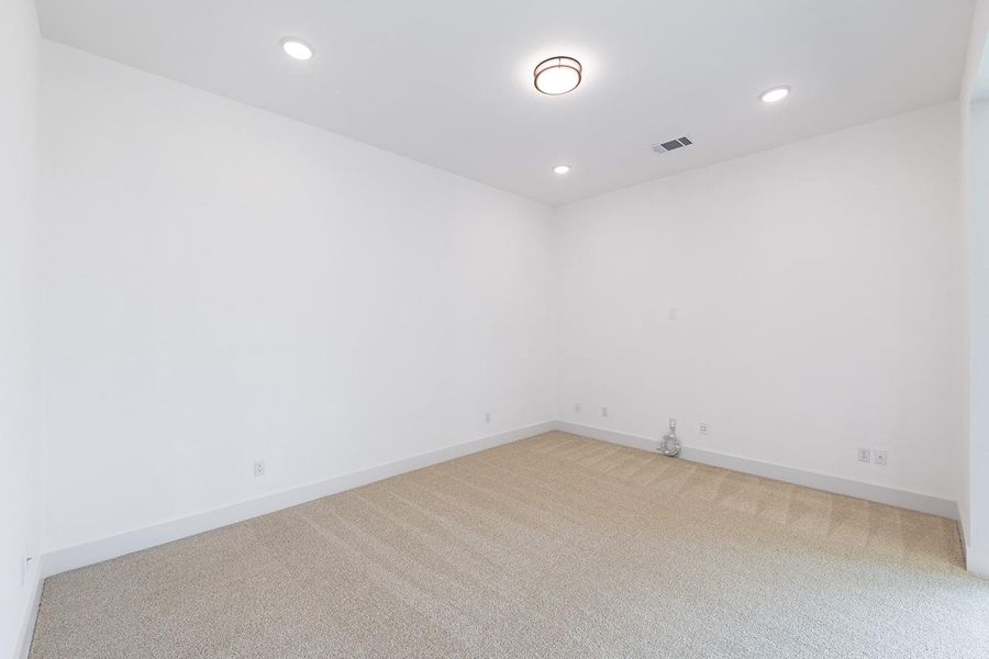 Spacious, unfurnished interior of a new home in Lariat - 80', Liberty Hill (Image 13). Spacious, unfurnished interior of a new home in Lariat - 80', Liberty Hill (Image 13).