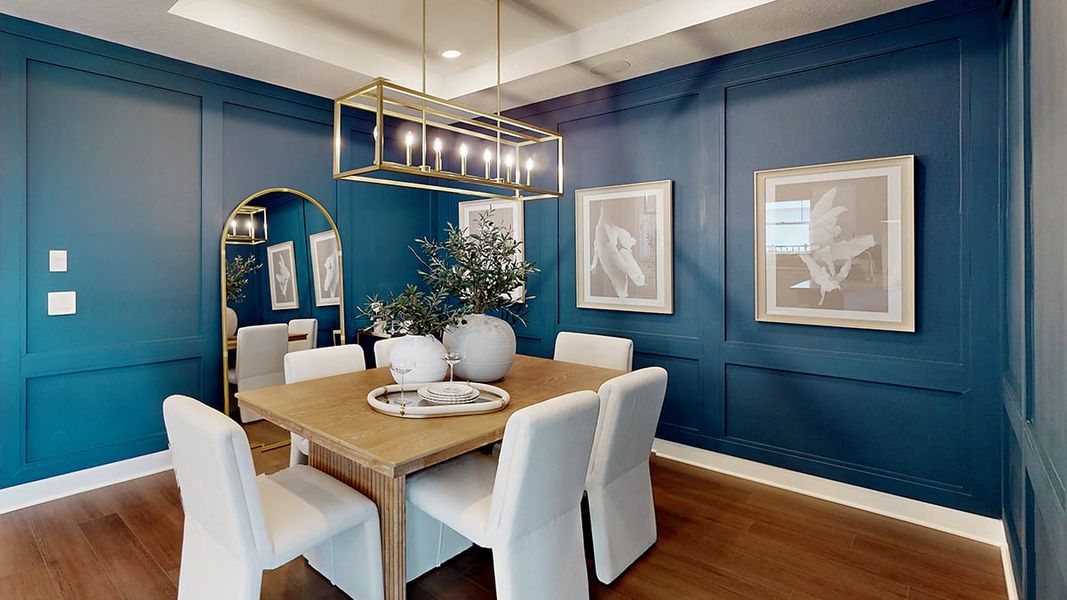 Representative furnished interior of a home built from the Caicos by Taylor Morrison in Esplanade at McKinnon Groves, Winter Garden (Image 6).