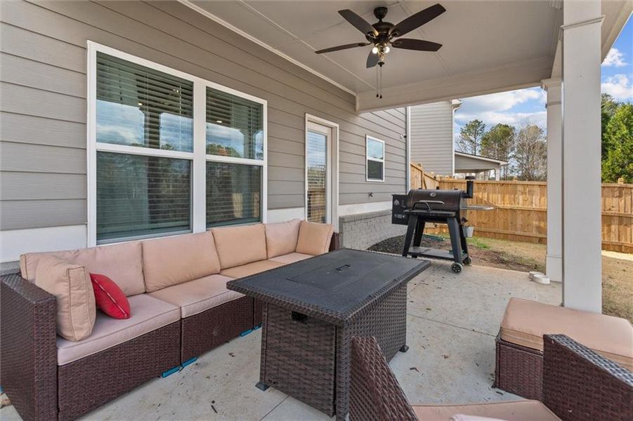 Exterior details and patio area of a home in Enclave at Brookside Crossing, Auburn (Image 30).