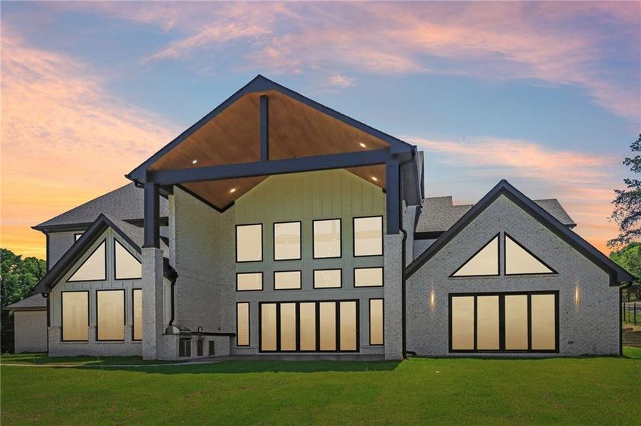 Front exterior of a new home in , Buford, GA, highlighting curb appeal (Image 30). Front exterior of a new home in , Buford, GA, highlighting curb appeal (Image 30).