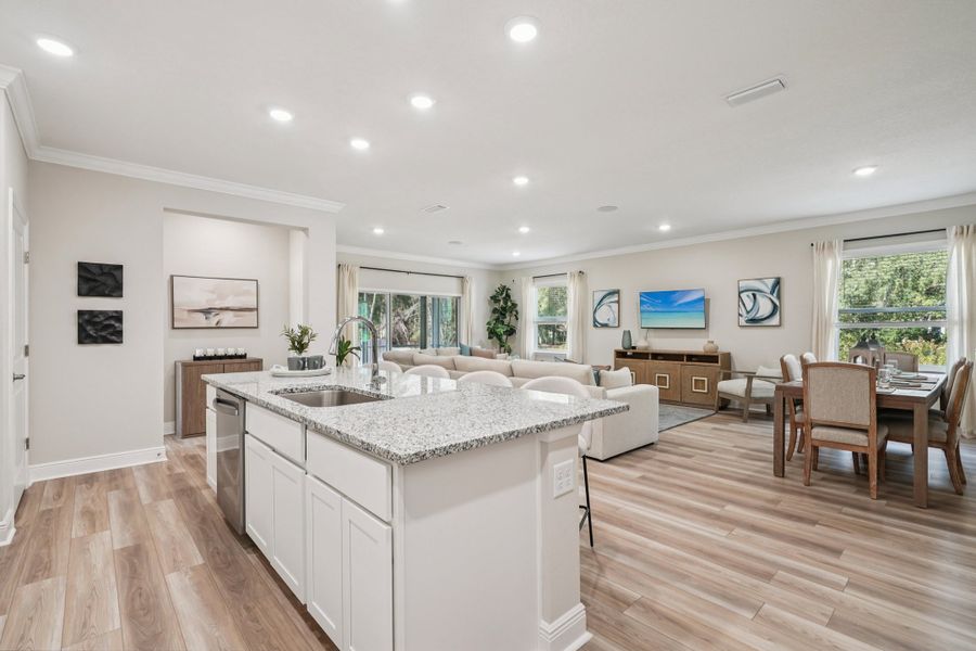 Furnished interior view inside a new home in Oakhaven Walk, Gainesville (Image 8).