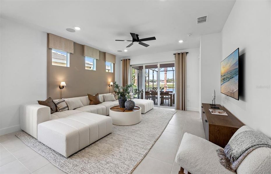 Furnished interior view inside a new home in Legacy Groves, Nokomis (Image 17). Furnished interior view inside a new home in Legacy Groves, Nokomis (Image 17).
