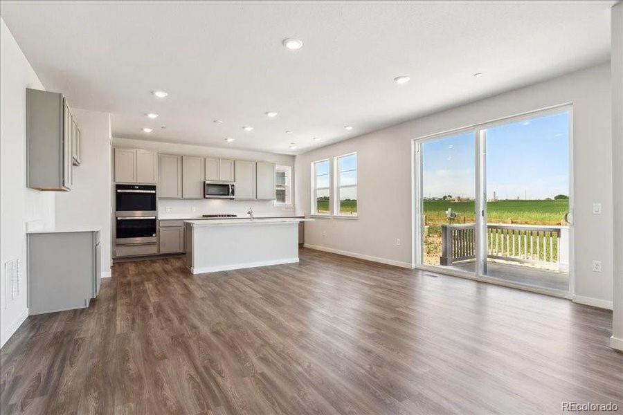 Spacious, unfurnished interior of a new home in Floret Collection at Parkdale Commons, Lafayette (Image 14).