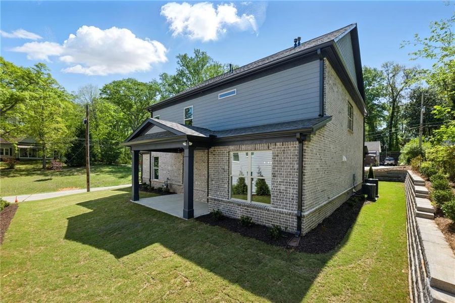 Front exterior of a new home in , Buford, GA, highlighting curb appeal (Image 22).