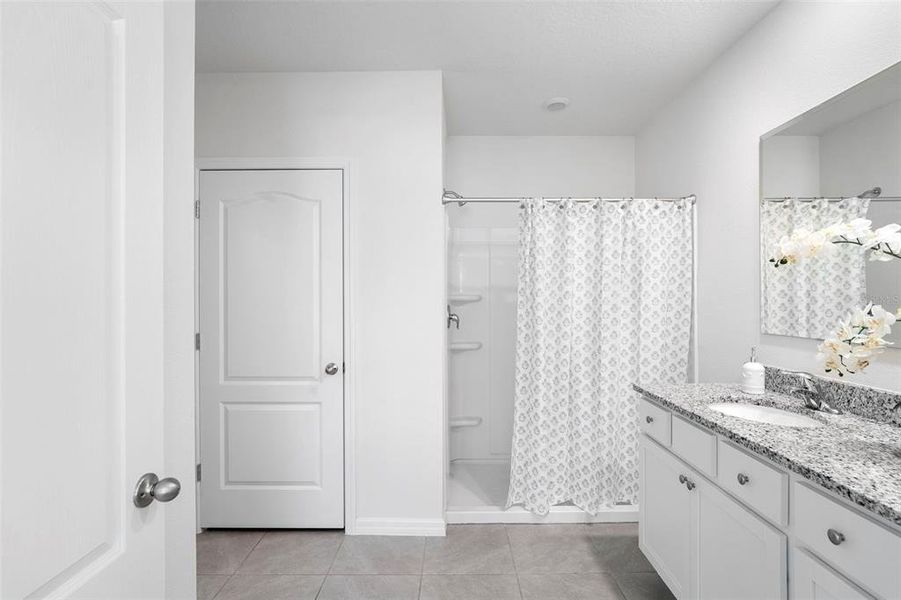 Furnished interior view inside a new home in Oak Leaf Preserve, New Smyrna Beach (Image 45). Furnished interior view inside a new home in Oak Leaf Preserve, New Smyrna Beach (Image 45).