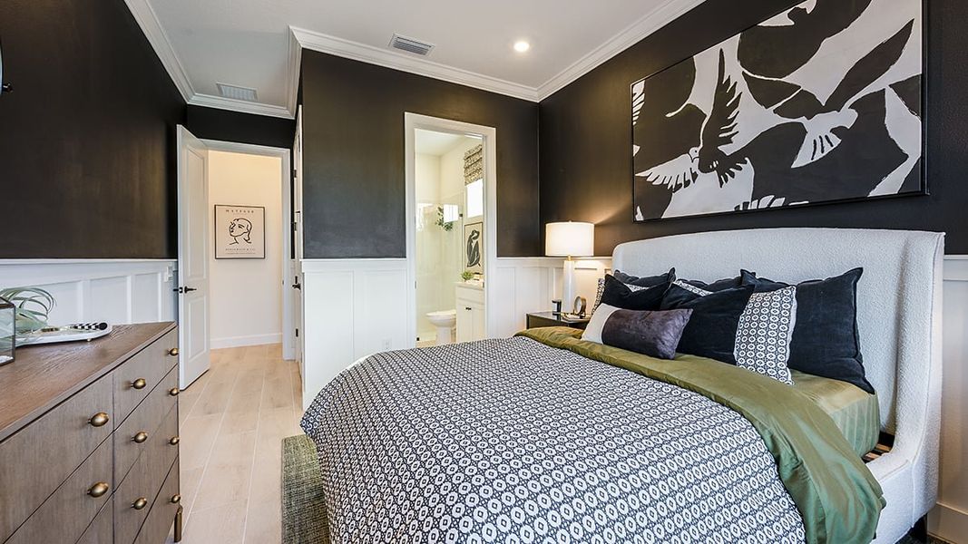 Representative furnished interior of a home built from the Pallazio II by Taylor Morrison in Westview Community Group Page, Kissimmee (Image 17).