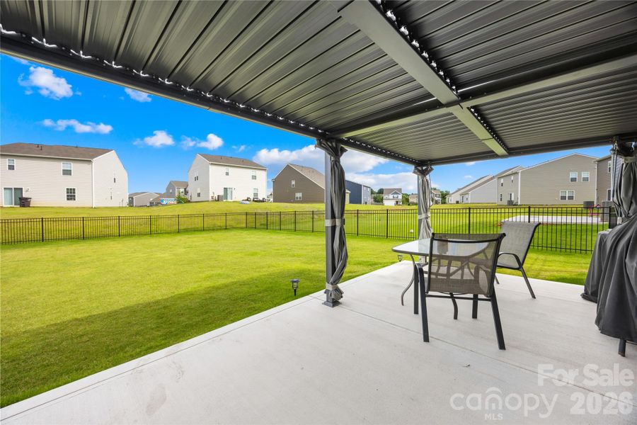 Exterior details and patio area of a home in Sullivan Farm, Statesville (Image 23).