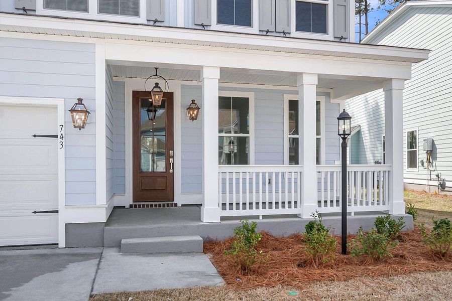 Exterior details and patio area of a home in , Summerville (Image 2). Exterior details and patio area of a home in , Summerville (Image 2).