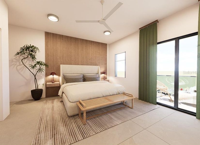 Furnished interior view inside a new home in , Sarasota (Image 24).