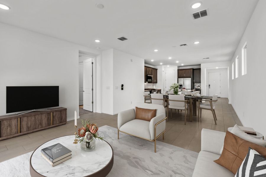 Furnished interior view inside a new home in Blackhawk, Tucson (Image 4).