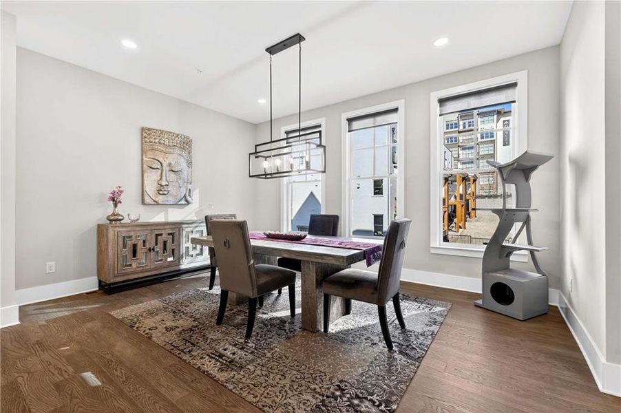 Furnished interior view inside a new home in , Atlanta (Image 48).