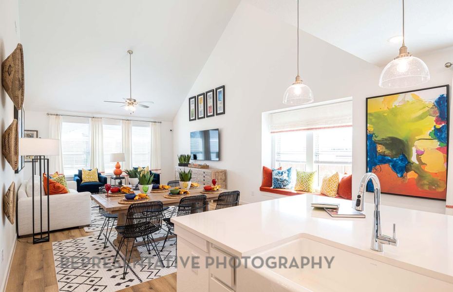 Furnished interior view inside a new home in Brookewater, Rosenberg (Image 3).