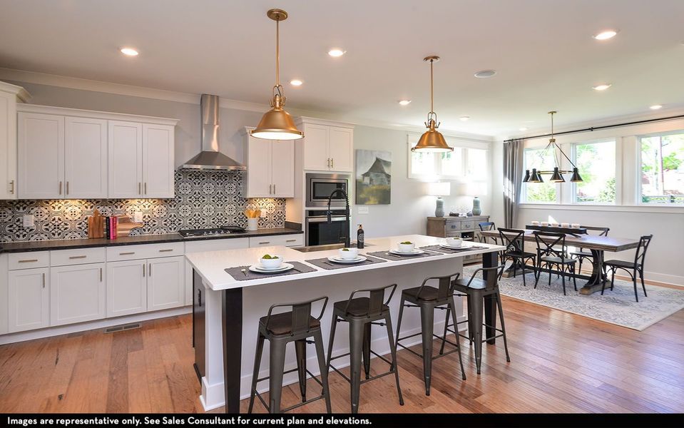 Furnished interior view inside a new home in Aden Woods, Fairview (Image 10).