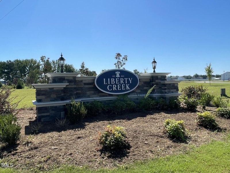 Community Entrance Liberty Creek