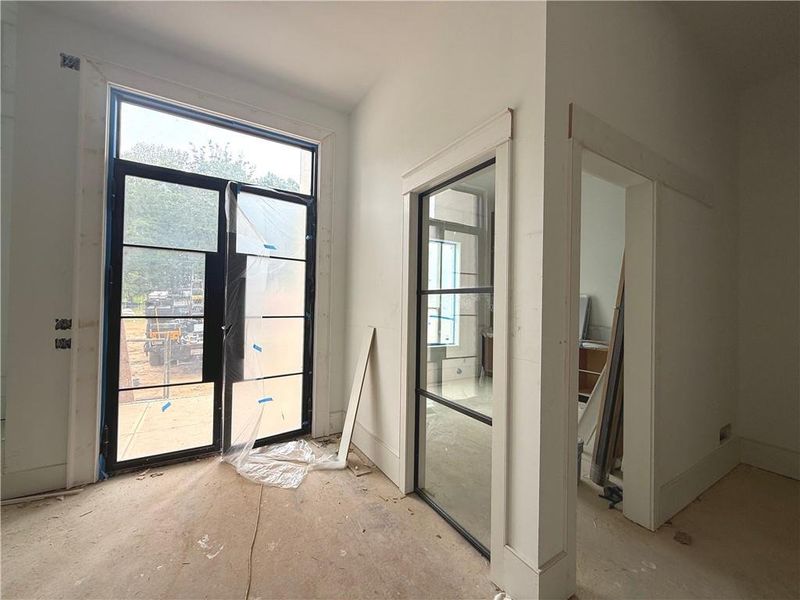 In-progress construction of a new home in , Flowery Branch, GA (Image 19).