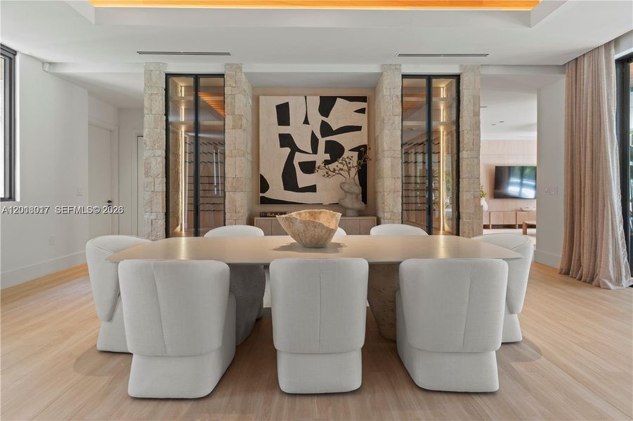 Furnished interior view inside a new home in , Miami (Image 44).