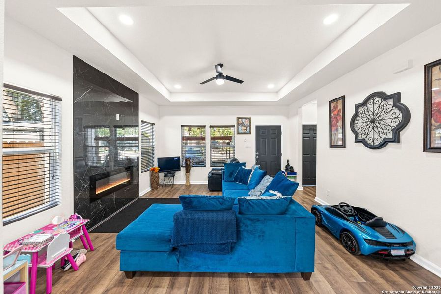 Furnished interior view inside a new home in , San Antonio (Image 4). Furnished interior view inside a new home in , San Antonio (Image 4).