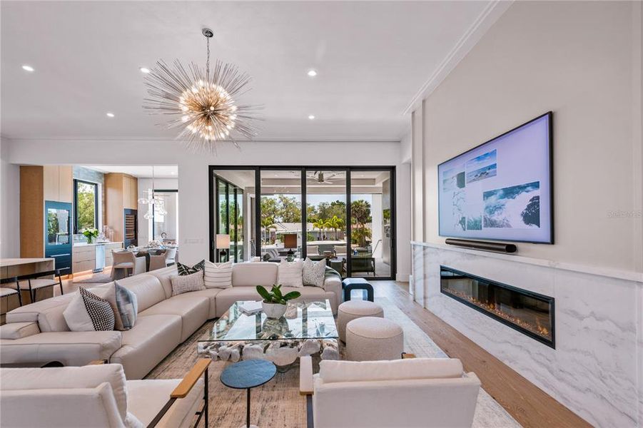 Furnished interior view inside a new home in , Sarasota (Image 5). Furnished interior view inside a new home in , Sarasota (Image 5).