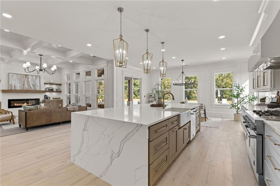Furnished interior view inside a new home in , Dacula (Image 64).