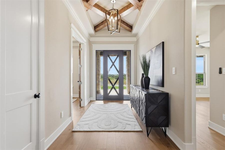 Furnished interior view inside a new home in , Granbury (Image 10).