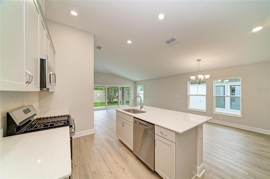 Furnished interior view inside a new home in Crosswind Point, Parrish (Image 12).