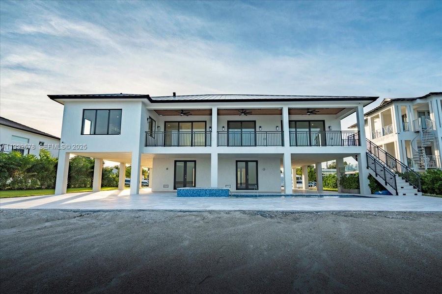 Exterior details and patio area of a home in , Marathon (Image 40).