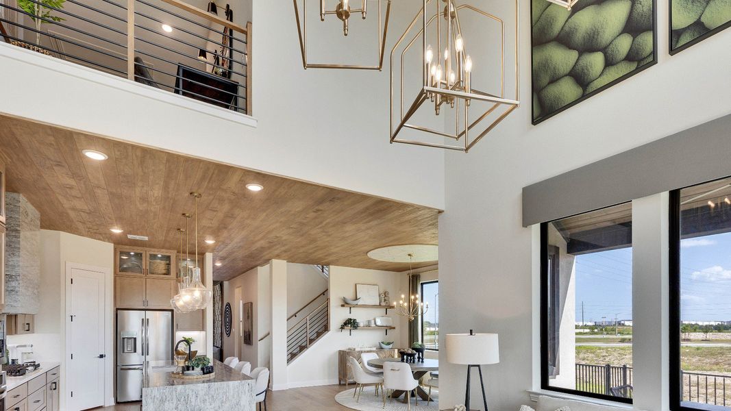 Representative furnished interior of a home built from the Elm by DRB Homes in Anthem, Kyle (Image 14).