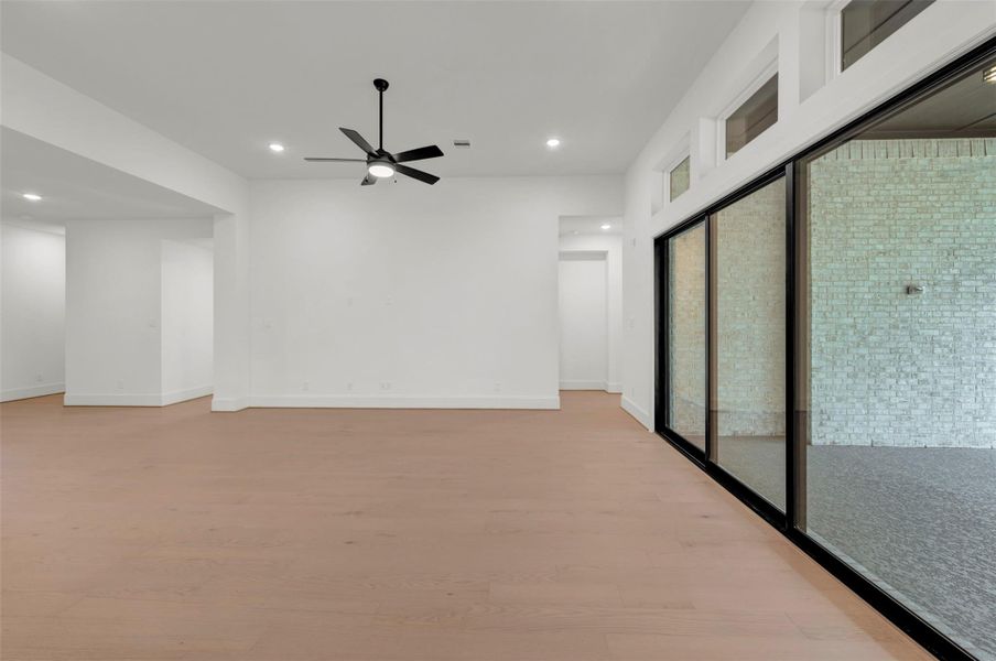 Spacious, unfurnished interior of a new home in The Woodlands Hills - Premier Collection, Willis (Image 25).