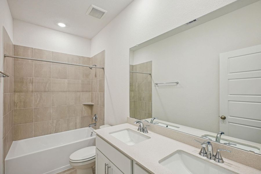 Photo is not of the actual home, but is an inspirational photo of builder’s model home and may depict options, furnishings, and/or decorator features that are not included