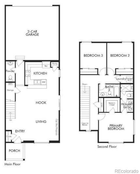 2D floor plan layout of this home in , Aurora, CO (Image 2). 2D floor plan layout of this home in , Aurora, CO (Image 2).