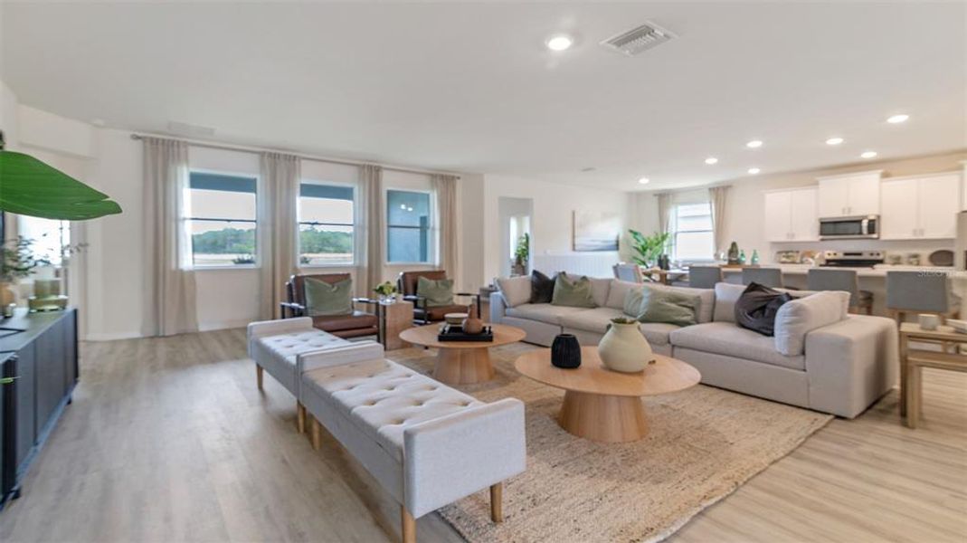 Furnished interior view inside a new home in Archers Mill, Ormond Beach (Image 4).