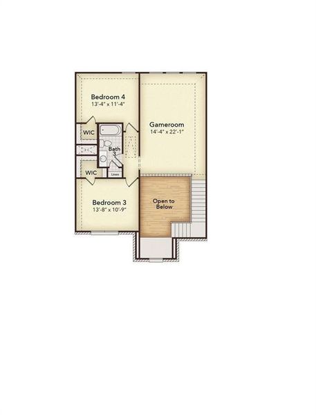 2D floor plan layout of this home in Kentsdale Farms, DeSoto, TX (Image 23). 2D floor plan layout of this home in Kentsdale Farms, DeSoto, TX (Image 23).