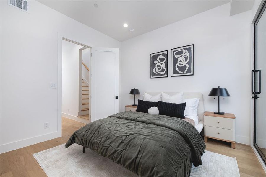 Furnished interior view inside a new home in , Dallas (Image 6).