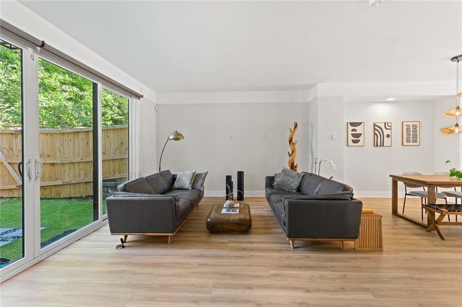 Furnished interior view inside a new home in , Atlanta (Image 16).